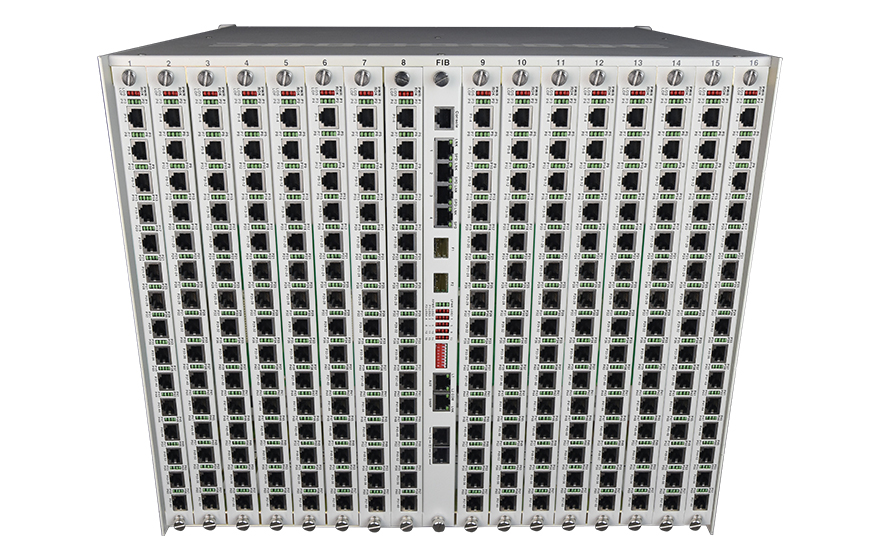 飛暢科技-960路電話光端機(jī)（8U 19英寸，SFP 1+1光備份）